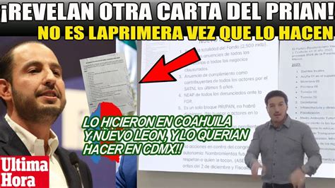 SALE OTRA CARTA DEL PRIAN No Es La Primera Vez Que Lo Hacen YouTube