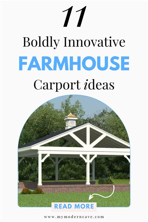 11 Timeless Farmhouse Carport Ideas Thatll Outlast Your Car