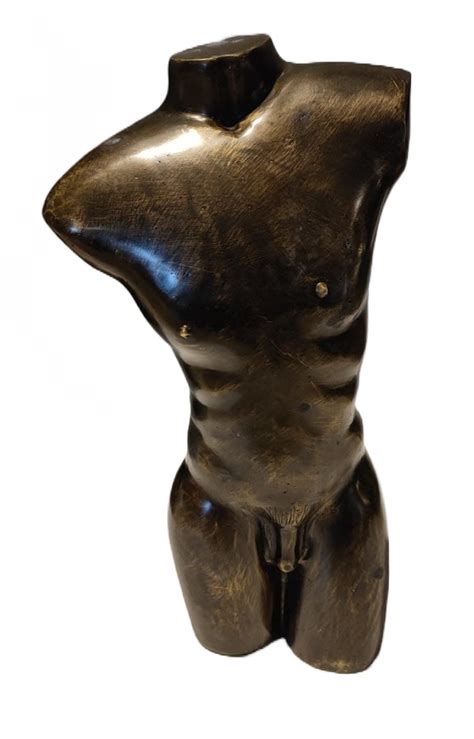 Bronze Naked Man Torso Eliassen Nl