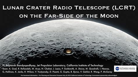 Lunar Crater Radio Telescope Lcrt On The Far Side Of The Moon Nasa