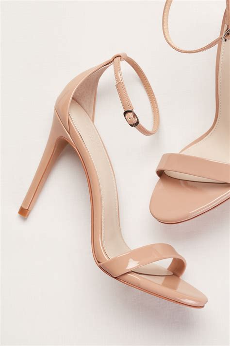 The Perfect Patent Nude Heel Heels Patent High Heels High Heel Sandals
