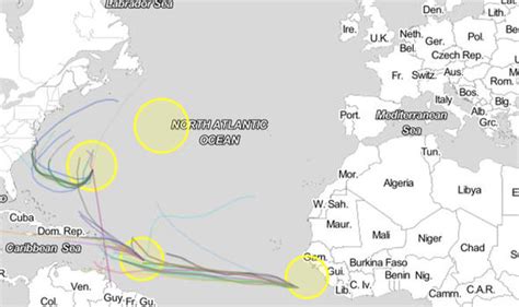 Storm tracker LIVE: Where are active storms in the Atlantic RIGHT NOW ...