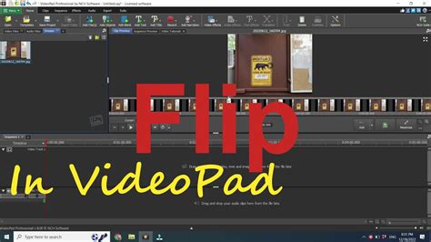 VIDEOPAD How To Flip The Image Or Video Clip Let S Do Tech Video