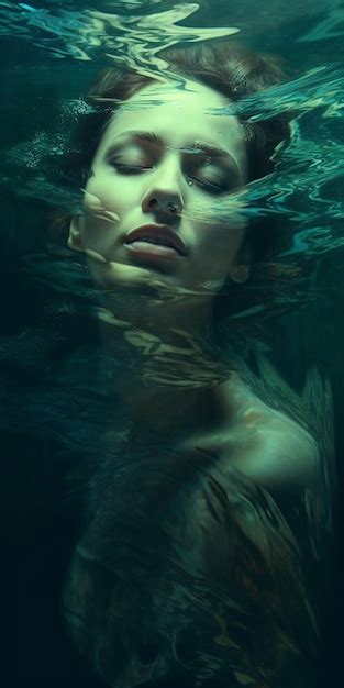 Premium Ai Image The Girl Under Water