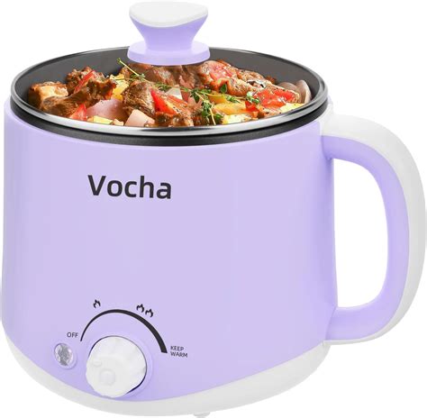 Vocha Electric Hot Pot With Keep Warm Function 1 6l Rapid Ramen