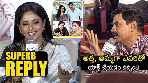 Actress Nadiya Superb Reply To Reporter Question About Pawan Kalyan And