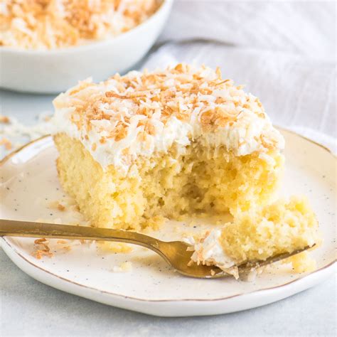 Coconut Poke Cake The Itsy Bitsy Kitchen