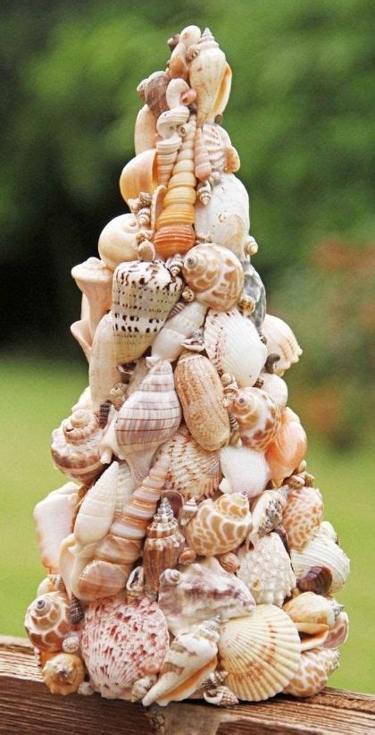 Beautiful Mini Shell Cone Trees Shop Diy Ideas Featured At