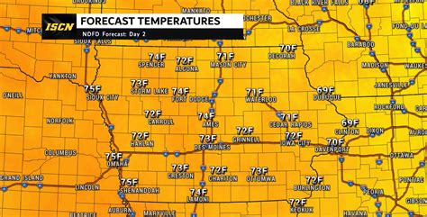 Iowa Weather - ISCN on Twitter: "Temperatures will warm once again on ...