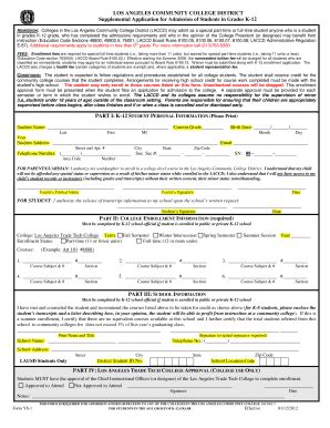 Laccd K Form Fill Out And Sign Printable Pdf Template