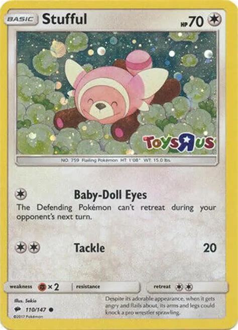 Stufful [Toys R Us] #110 Prices | Pokemon Burning Shadows | Pokemon Cards