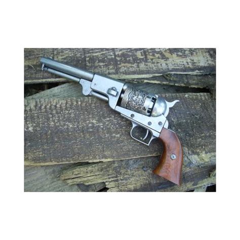 Colt Dragoon Steel Finish Revolver - Relics Replica Weapons