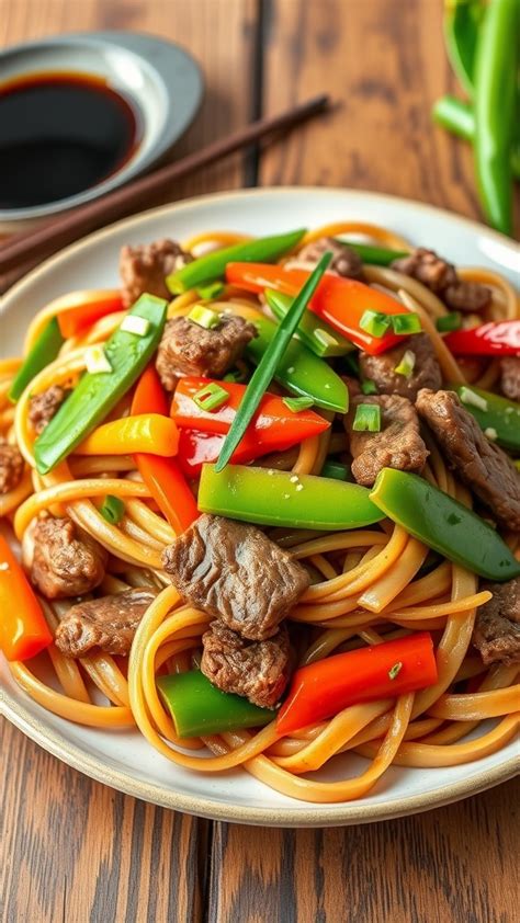 Savory Beef Lo Mein Recipe