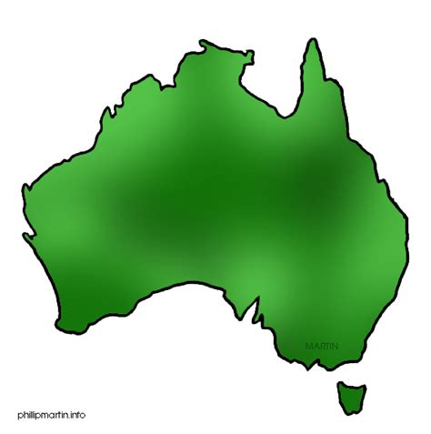 Australia Map Images - ClipArt Best