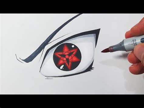 Uchiha Clan: Sasuke Uchiha Eternal Mangekyou Sharingan Drawing