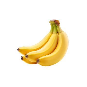 Banana Isolated On A Transparent Background Banana Isolated