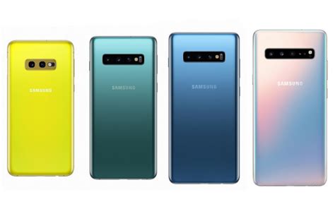 Galaxy S10 Vs Galaxy S10e Vs Galaxy S10 Plus Vs Galaxy S10 5g What