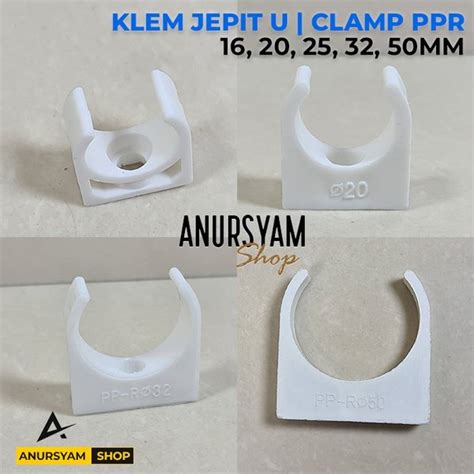 Jual Klem Pipa PPR Clamp 5 8 1 2 3 4 1 2 In Klem Jepit U Pipa