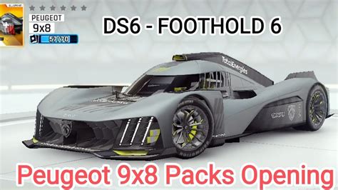 Asphalt 9 Drive Syndicate 6 FootHold 6 Peugeot 9x8 Packs Opening