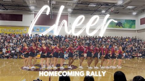 Cheer Florin Hs 2022 Homecoming Rally Youtube