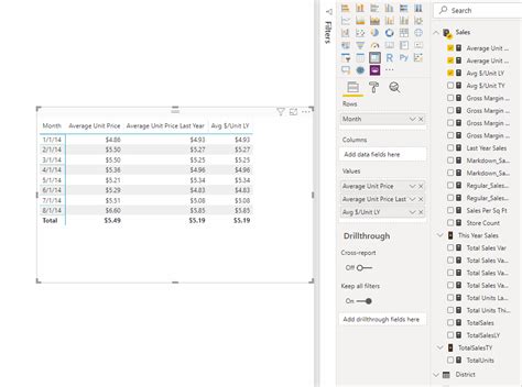 Solved Table Or Matrix With Multiple Calculated Value Row Microsoft Fabric Community