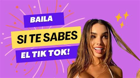 BAILA SI TE SABES EL TIK TOK 2023 YouTube