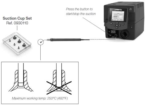 JBC TESE 1A Precision Hot Air Station Instruction Manual