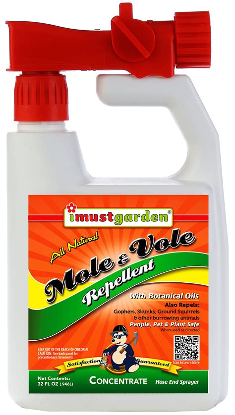 Keep Moles and Voles Away with iMustGarden Mole and Vole Repellent