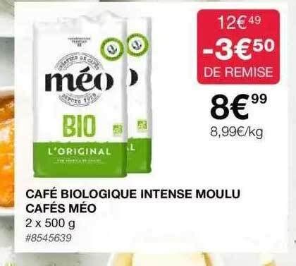 Promo Caf Biologique Intense Moulu Caf S M O Chez Costco