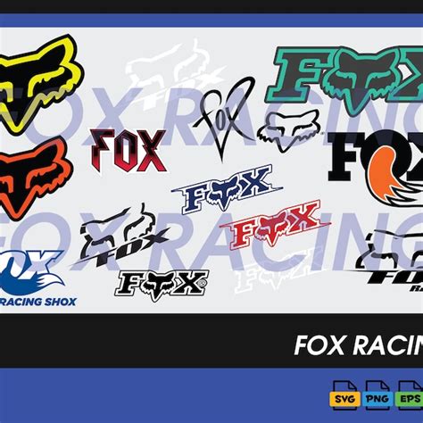 Fox Racing Svg - Etsy