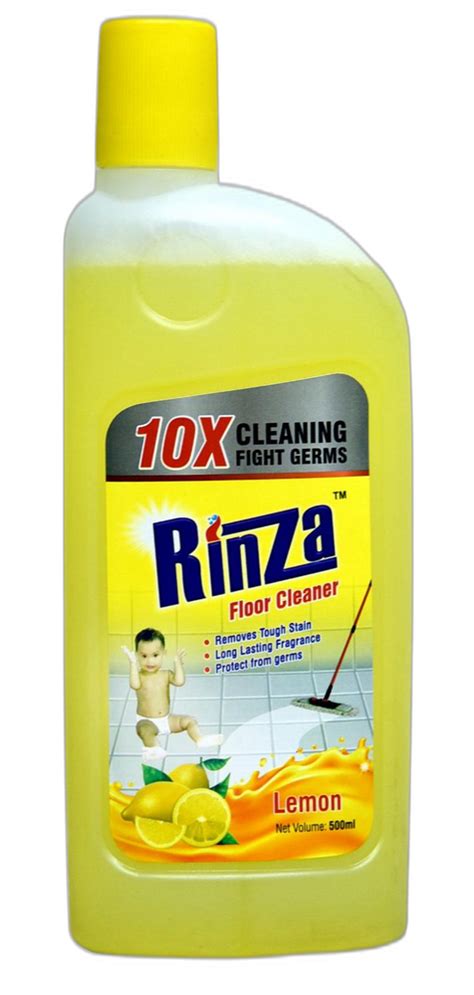 Ml Rinza Lemon Liquid Floor Cleaner At Rs Bottle Floor Cleaning