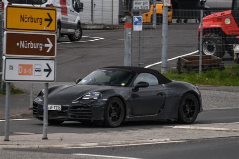 Porsche 718 Boxster EV Gespot Op Autoblog Nl