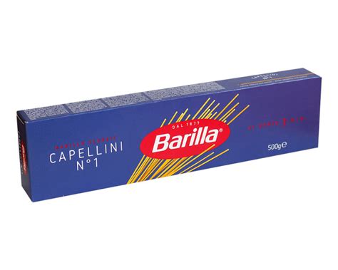 Макароны спагетти BARILLA Capellini №1 500г, 24 шт/ящ купить по низкой ...