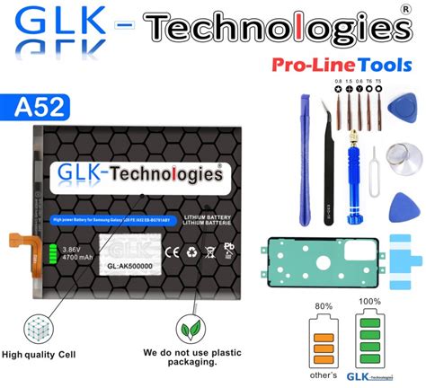 Glk Technilogies F R Original Samsung Akku Eb Bg Aby Galaxy A G