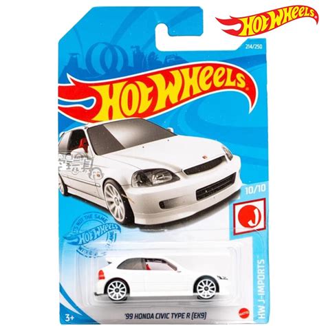 Hot Wheels Automobile Series HW J IMPORTS HONDA CIVIC TYPE R EK Metal Cast Model