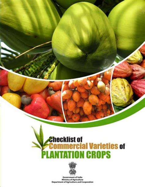 Checklist of Commercial Varieties of Plantation Crops