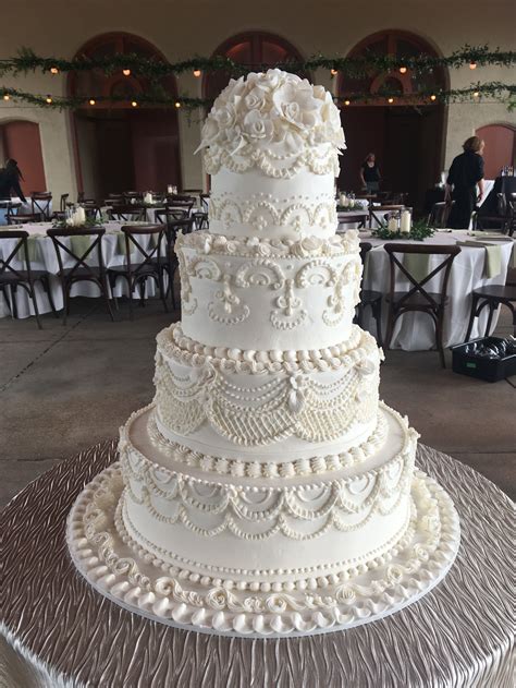 Traditional White Wedding Cake