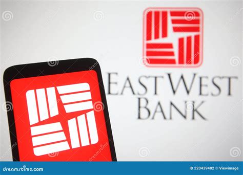 East West Bank logo editorial photography. Image of business - 220439482