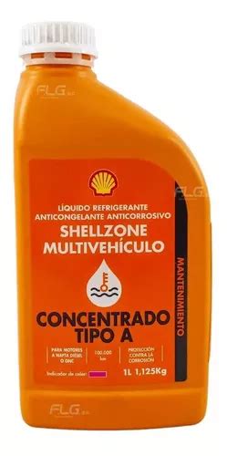 Liquido Refrigerante Shellzone 1l Fiat Punto Elx 07 10 Color Rojo