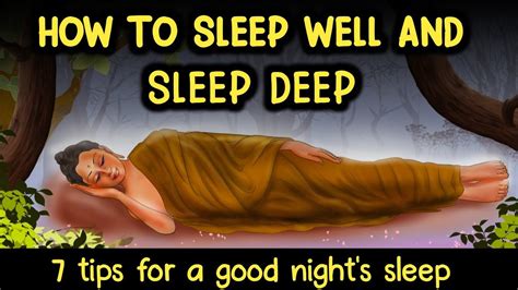 How To Sleep Well And Sleep Deep Buddha Story On Sleep Tips For A