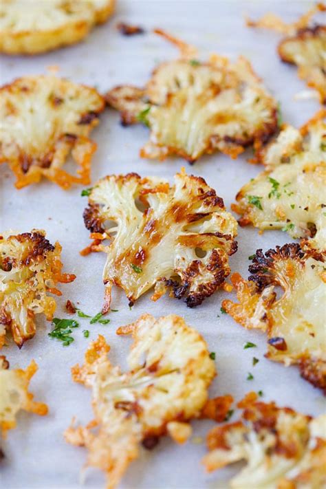 Parmesan Roasted Cauliflower Easy Delicious Recipes