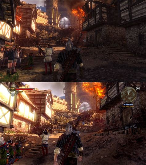 Witcher Xbox Vs Pc Screenshot Comparison