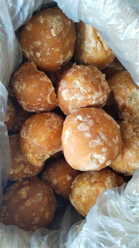 Natural Organic Sugar Cane Jaggery Ball Shape Round At Rs Kg In