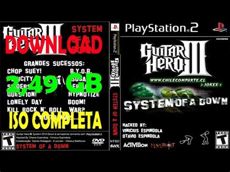 Guitar Hero Iii System Of A Down Ps Song List Iso Youtube