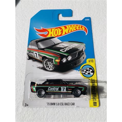 Hitam Hot Wheels Hotwheels Bmw Csl Race Car Black Mobilan Anak