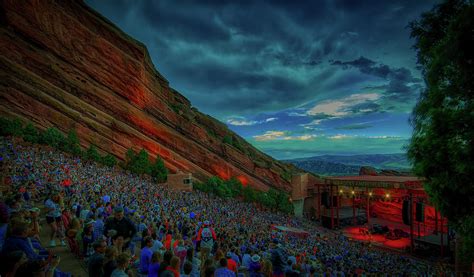 Sunset Concert At Red Rocks Amphitheatre Photograph by Mountain Dreams