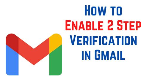 How To Enable 2 Step Verification In Gmail Youtube