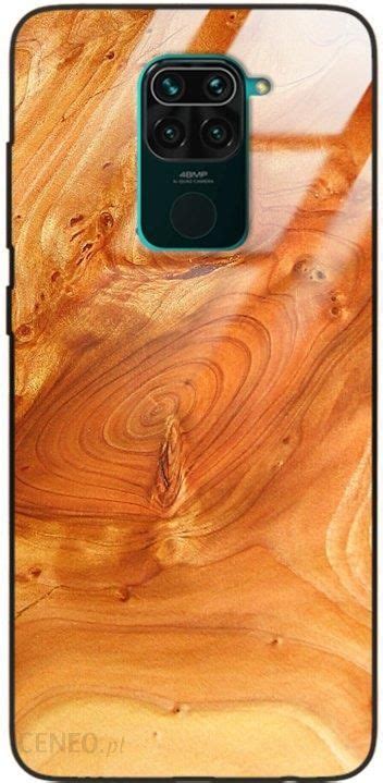 Forestzone Etui Drewniane Xiaomi Redmi Note 9 Premium Wood Honey Glass