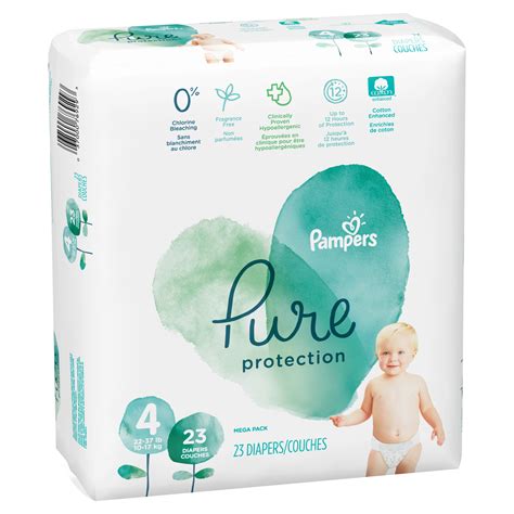 Pampers Pure Protection Diapers 23 pk - Shop Diapers at H-E-B