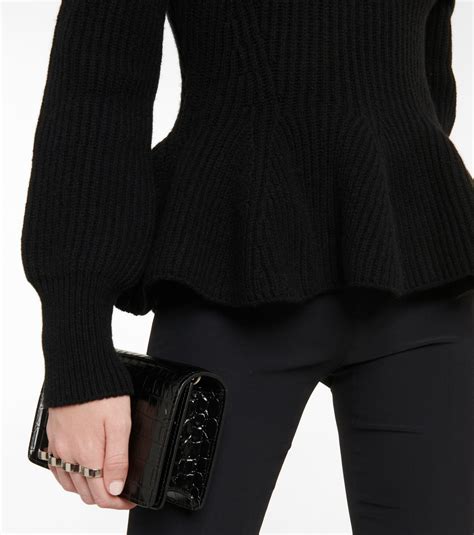 Alexander Mcqueen One Shoulder Wool And Cashmere Sweater Alexander